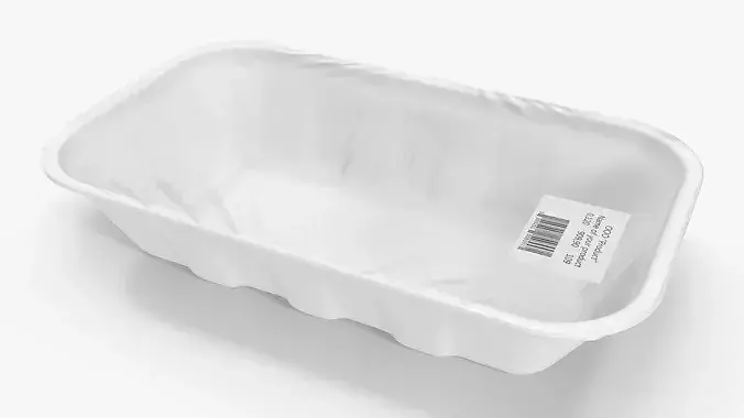 Disposable Food Container 3D model
