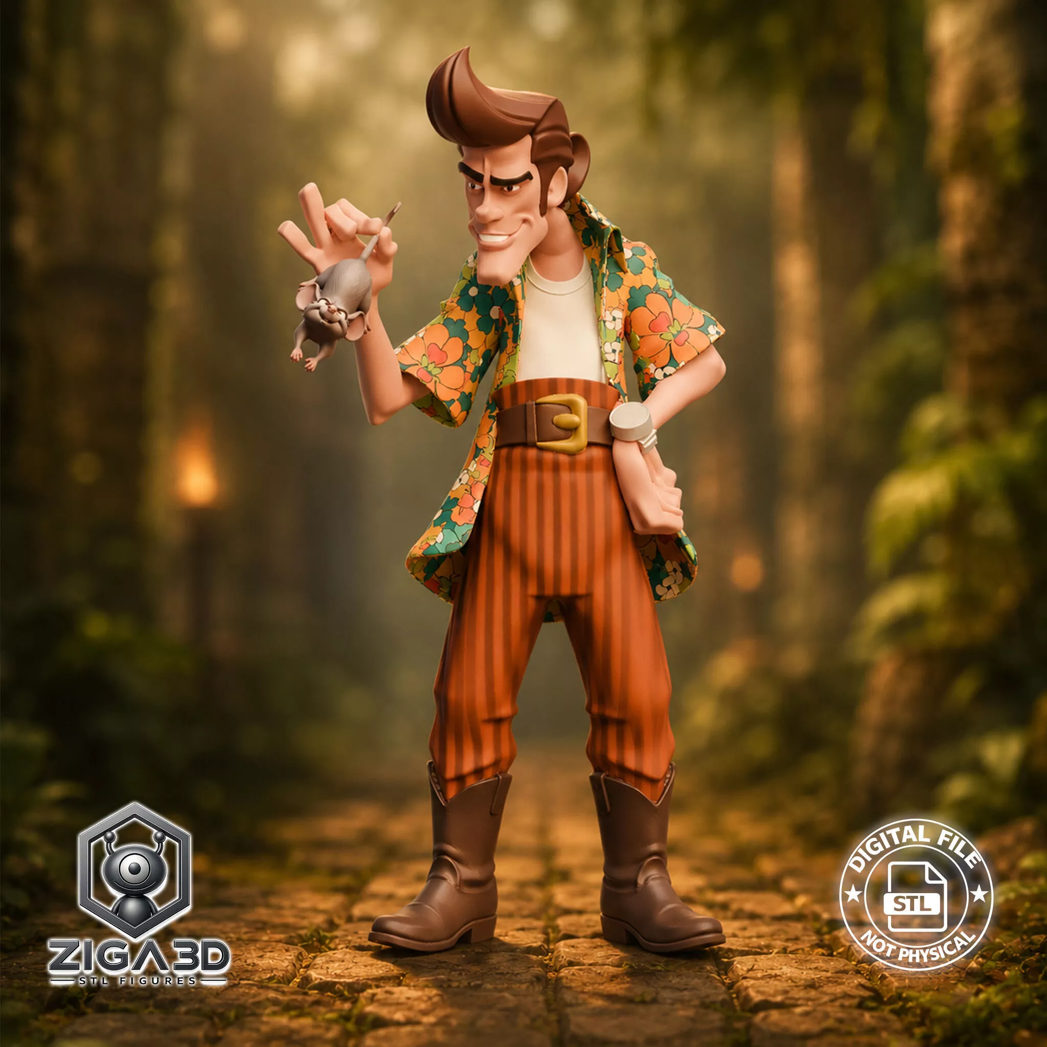 Ace Ventura Pet Detective 3D print model