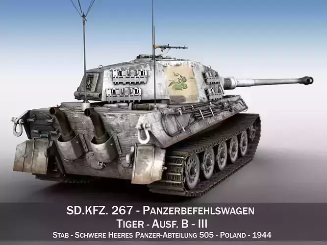 Panzerbefehlswagen Tiger - Ausf B - III