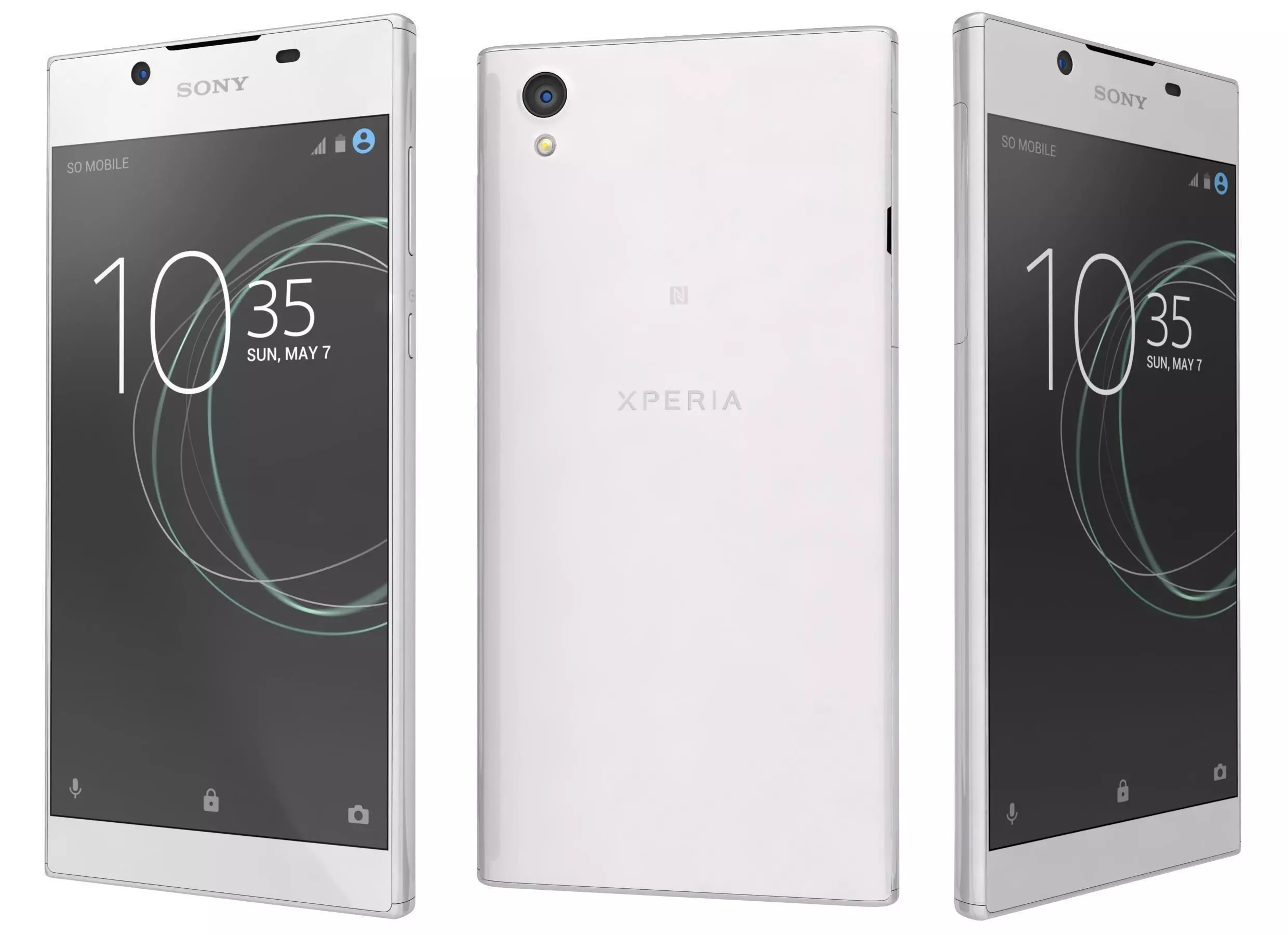 Sony Xperia L1 White 3D model_0