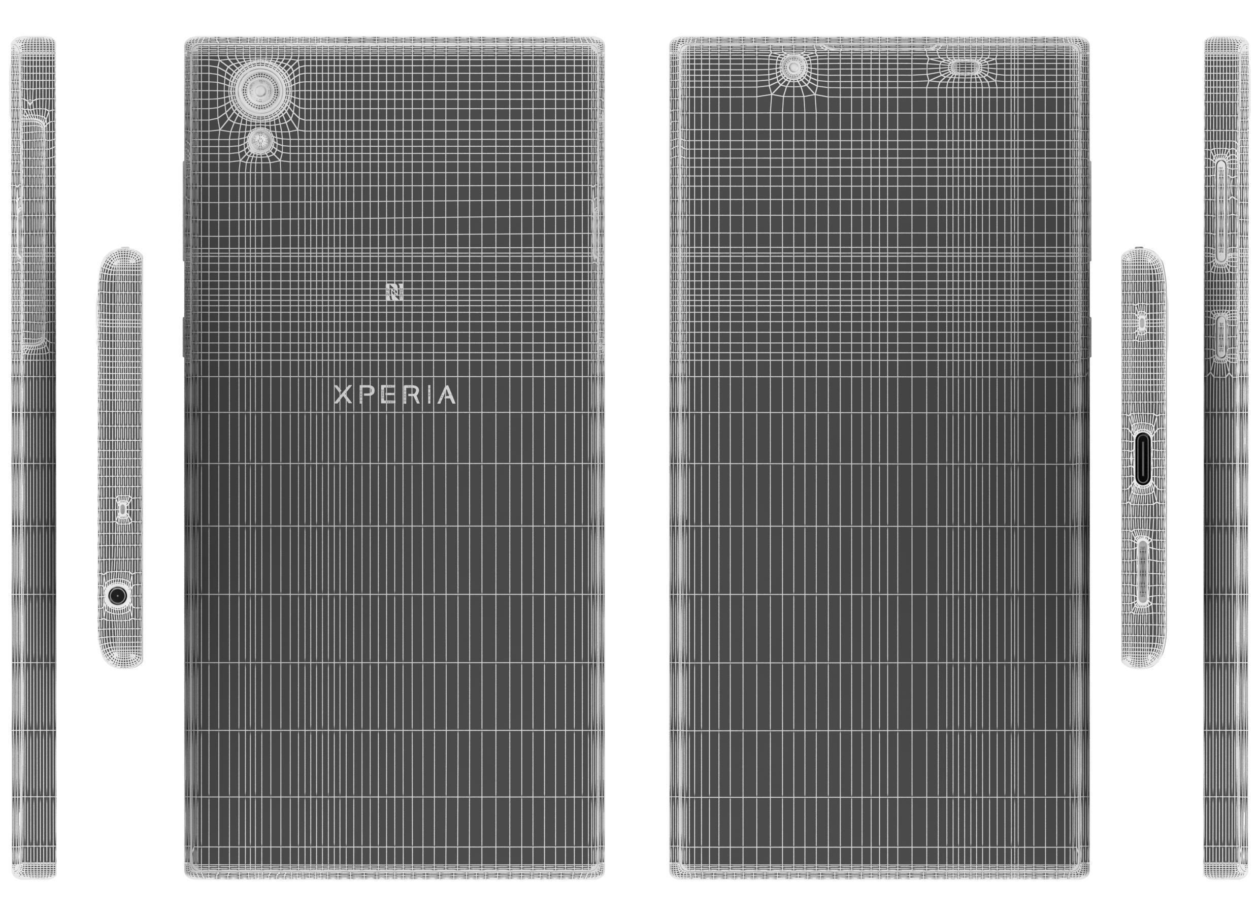 Sony Xperia L1 White 3D model_11