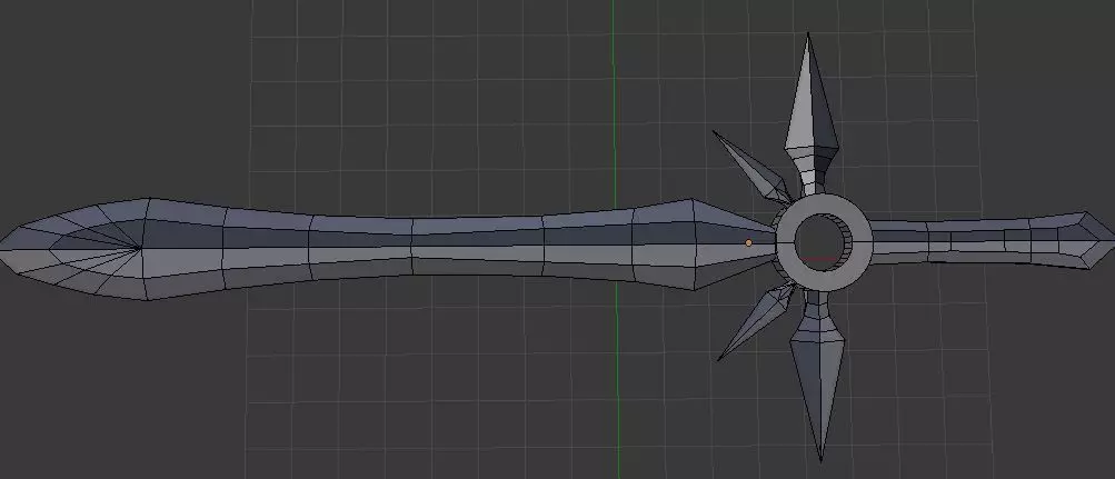 Leona blade Free low-poly 3D model_0