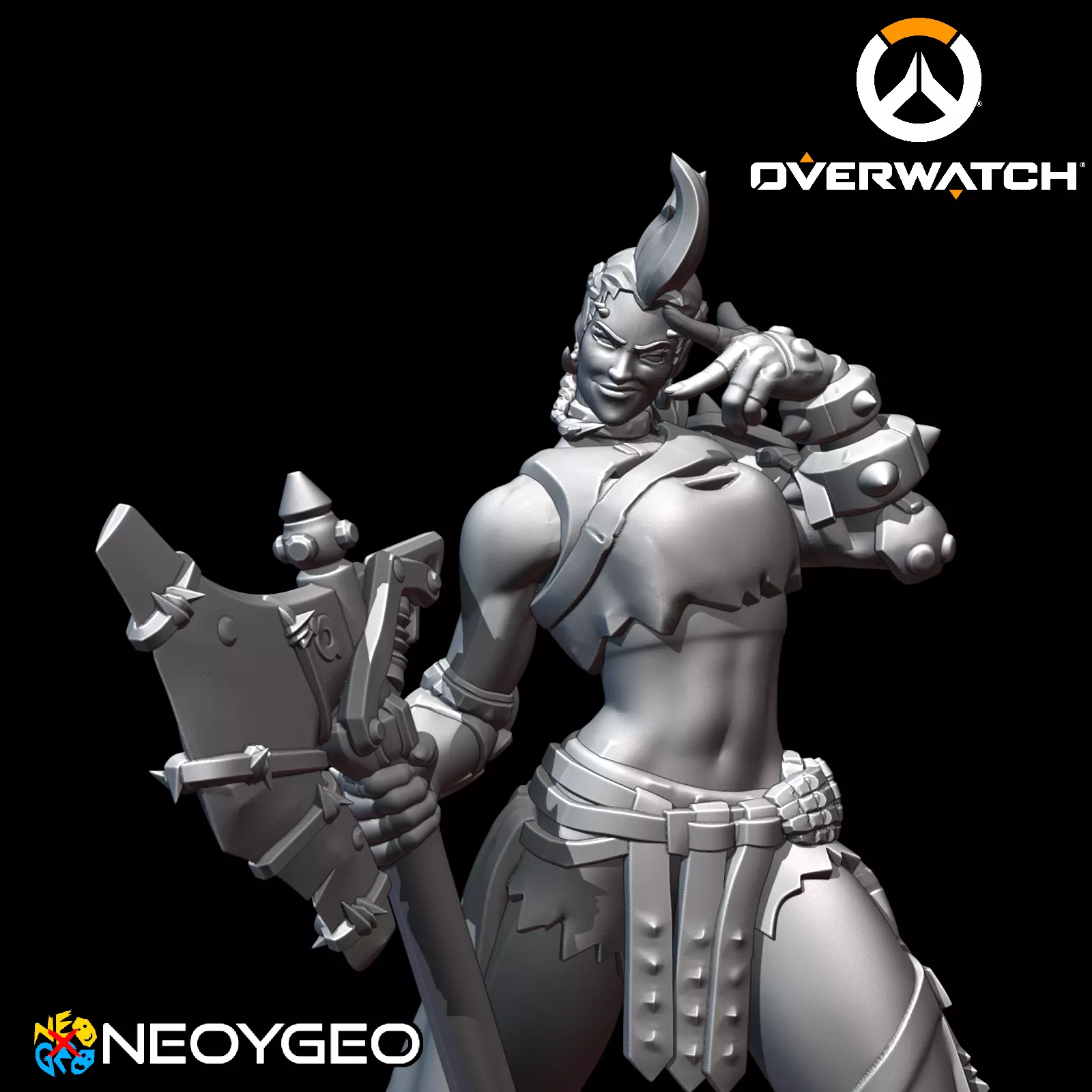 JUNKER QUEEN - OVERWATCH 3D print model