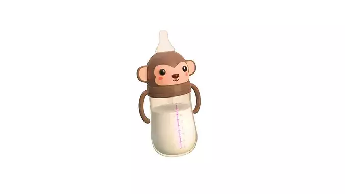 Cute Monkey Baby Bottle