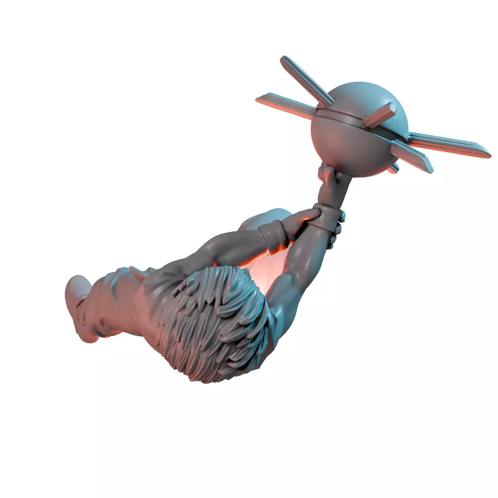 Urameshi V - Collectible Hero Figurine 3D print model