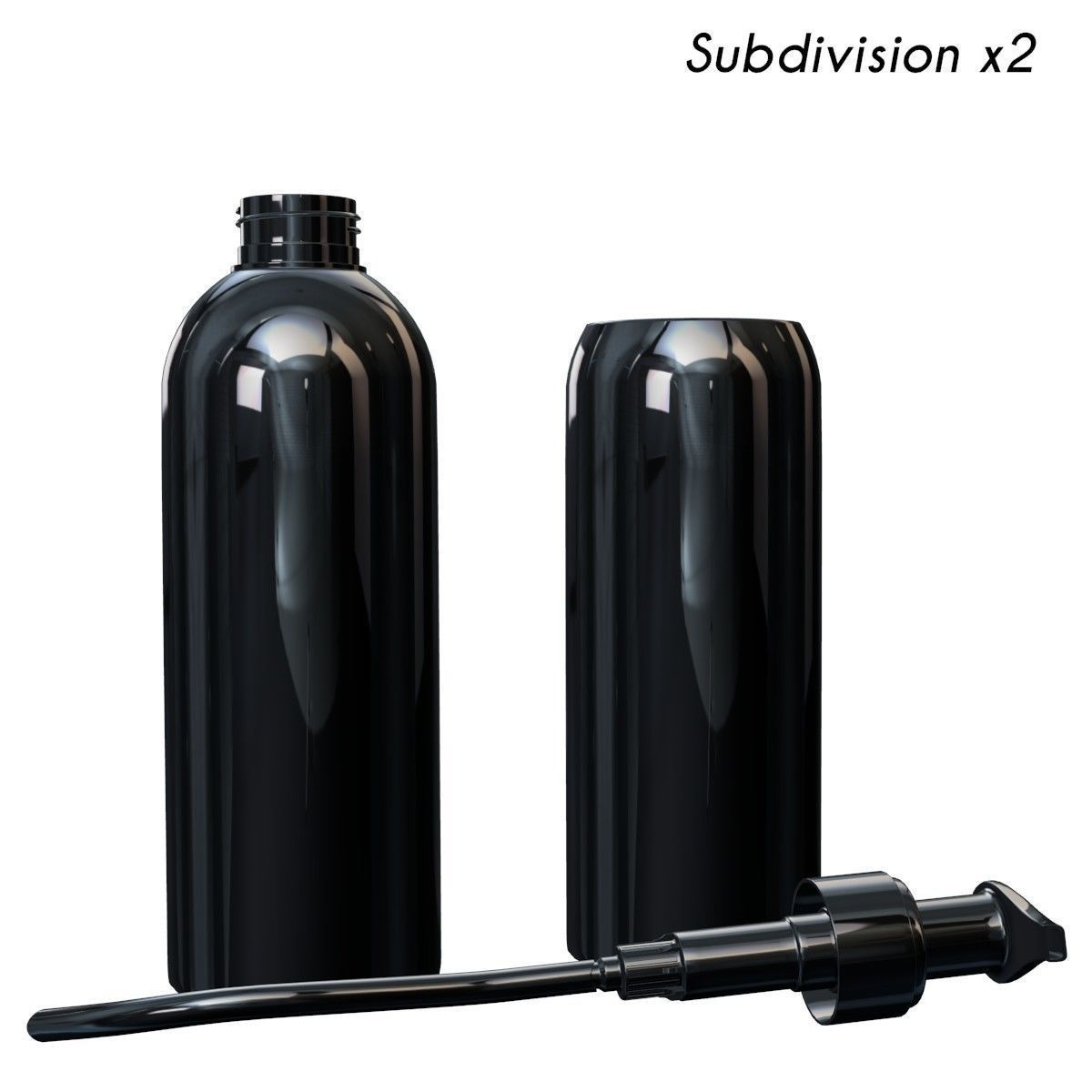 Bottle with Pump 3D model_7