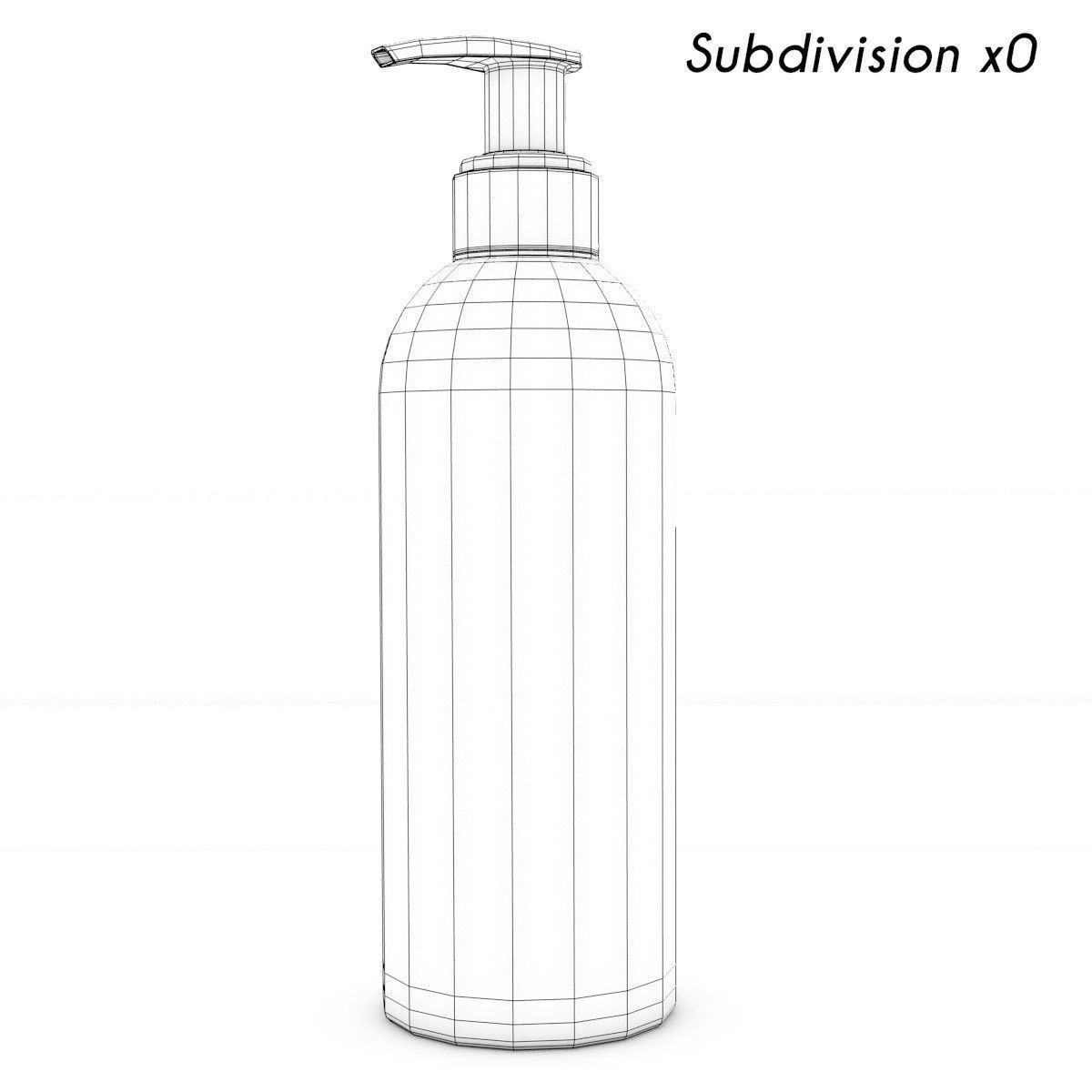 Bottle with Pump 3D model_3