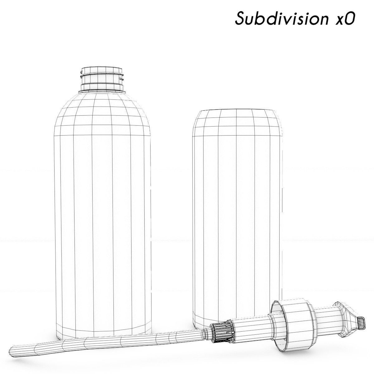 Bottle with Pump 3D model_5