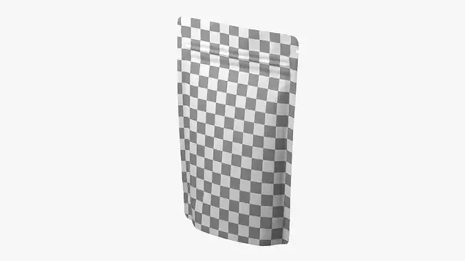 Stand Up Pouch Mockup 17 3D model 4