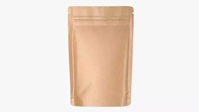 Stand Up Pouch Mockup 17 3D model 6