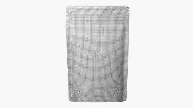 Stand Up Pouch Mockup 17 3D model 7
