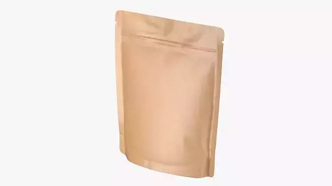 Stand Up Pouch Mockup 18 3D model 2