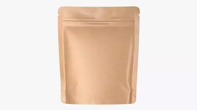 Stand Up Pouch Mockup 18 3D model 6