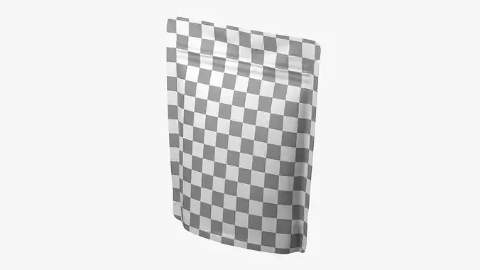 Stand Up Pouch Mockup 18 3D model 4