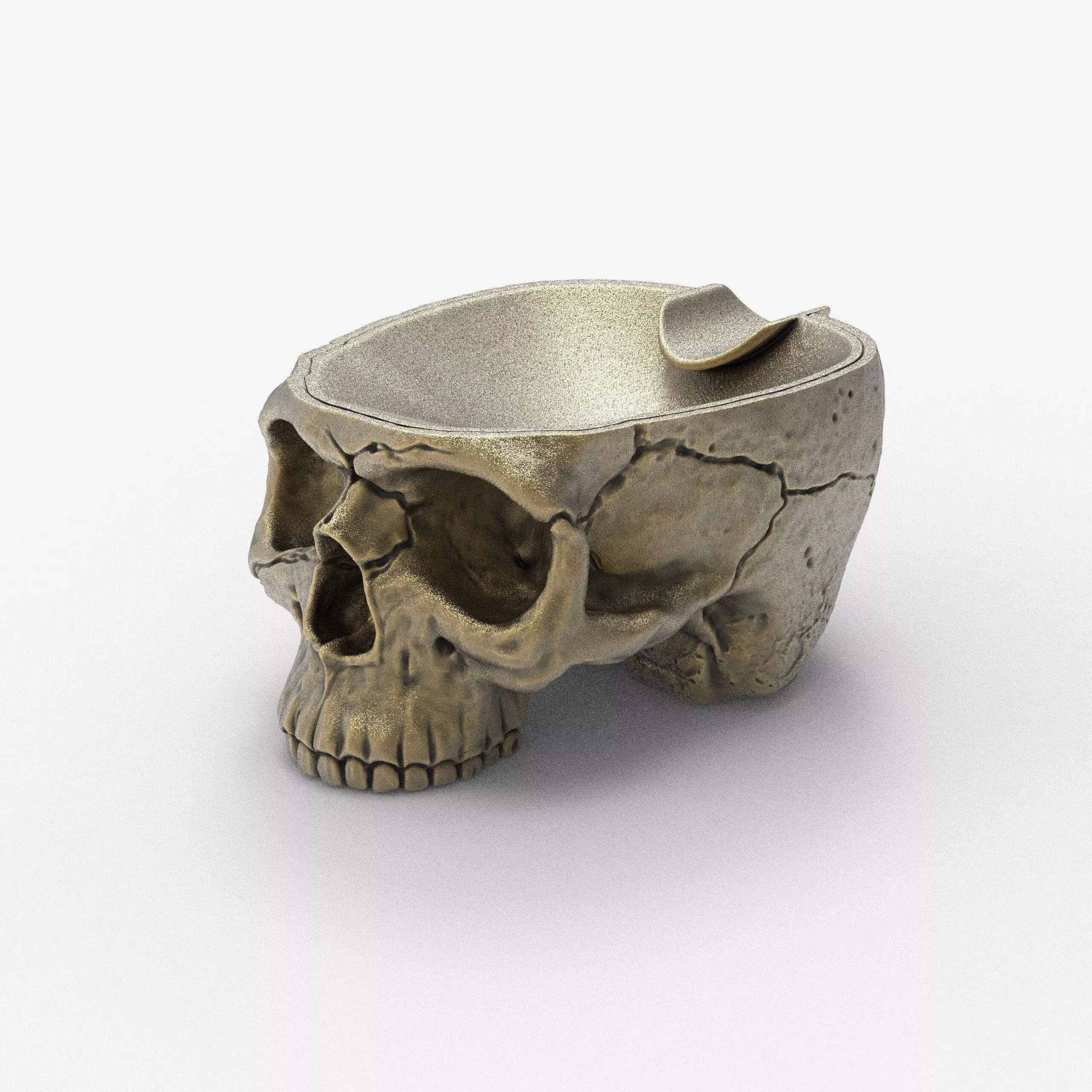 Ashtray skul 3D print model