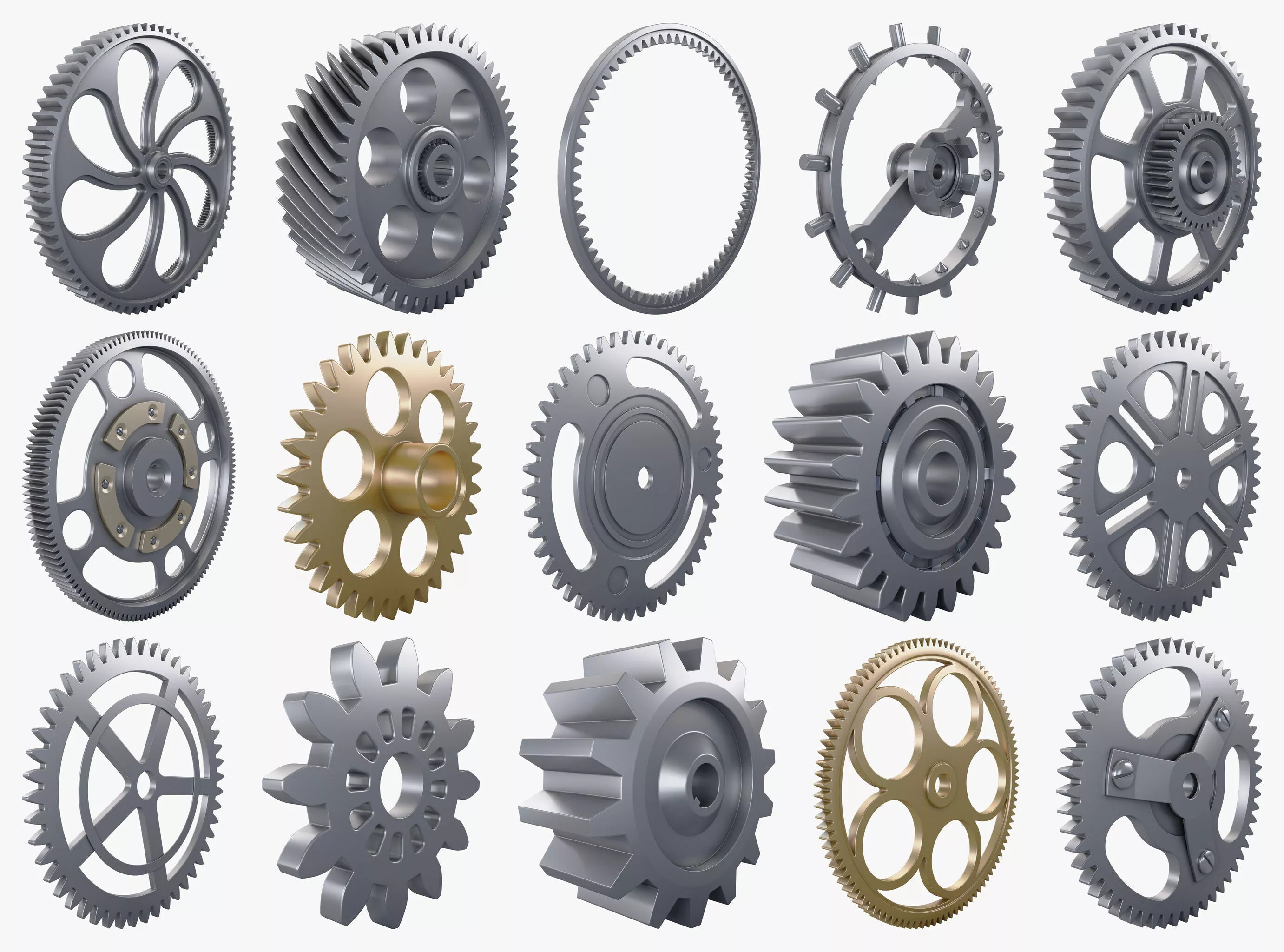 Mechanical Gears Mega Pack 54 pcs