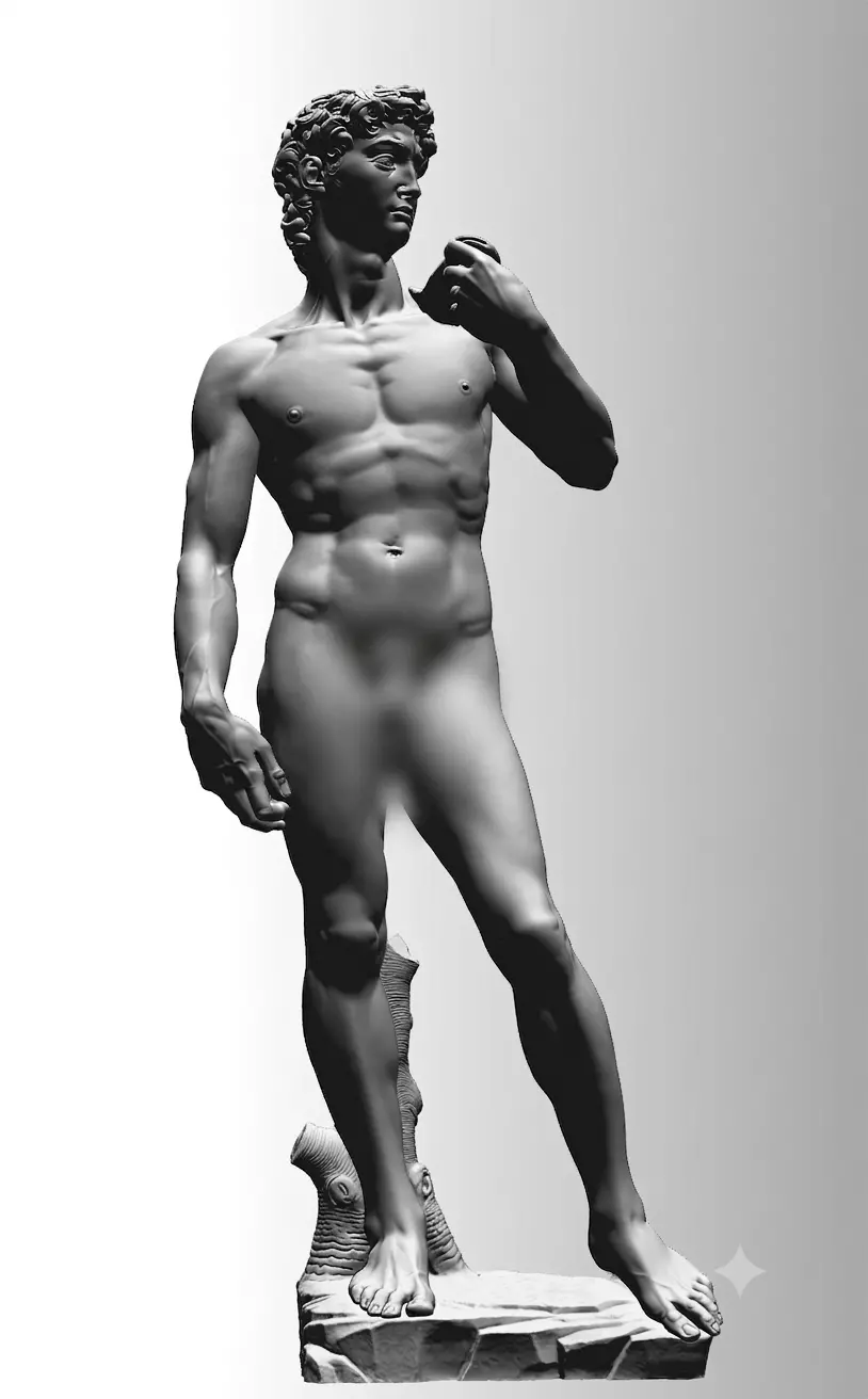 david by michelangelo 3D print model