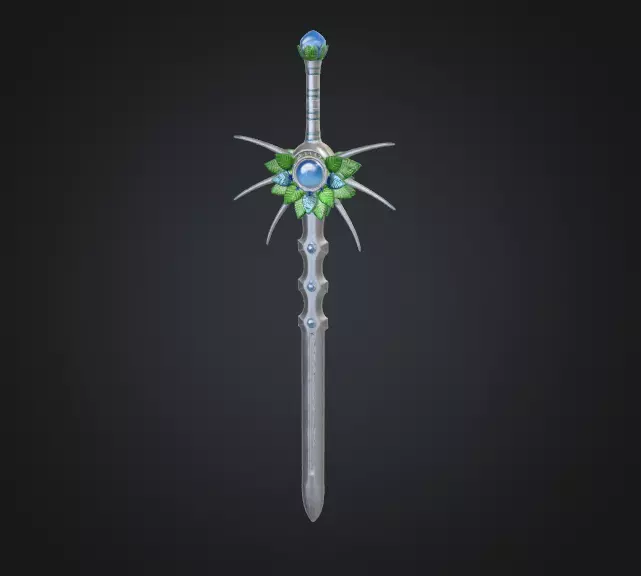 Frostleaf Blade 3D print model