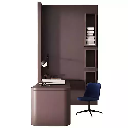 606 office furniture 54 workplace 28 3D model 5