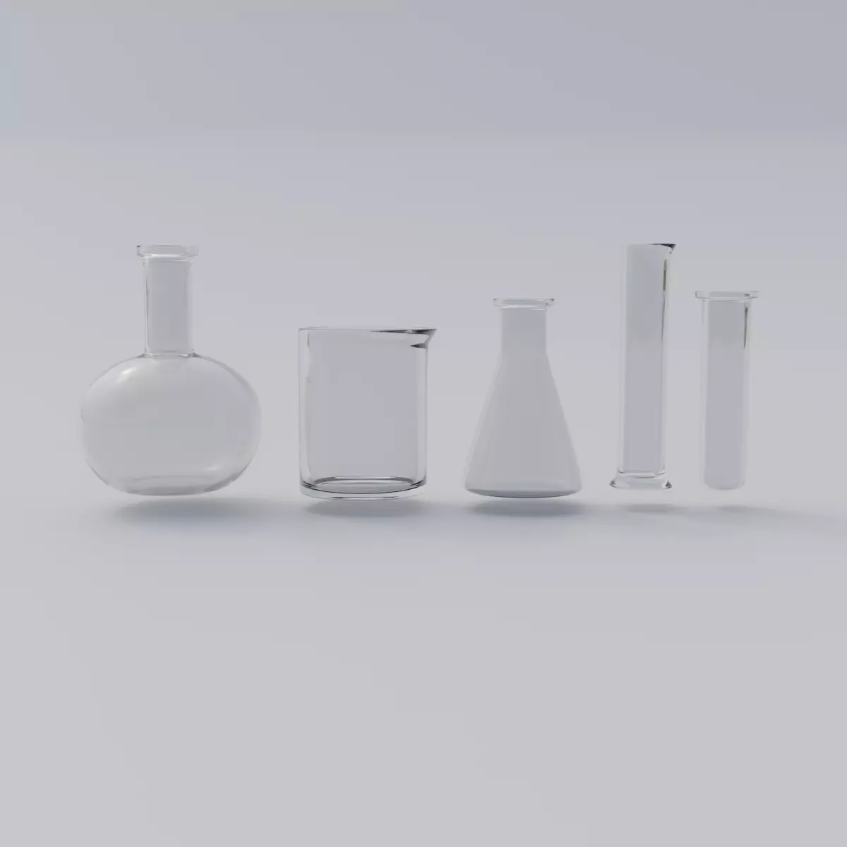 Laboratory Glassware 3D model