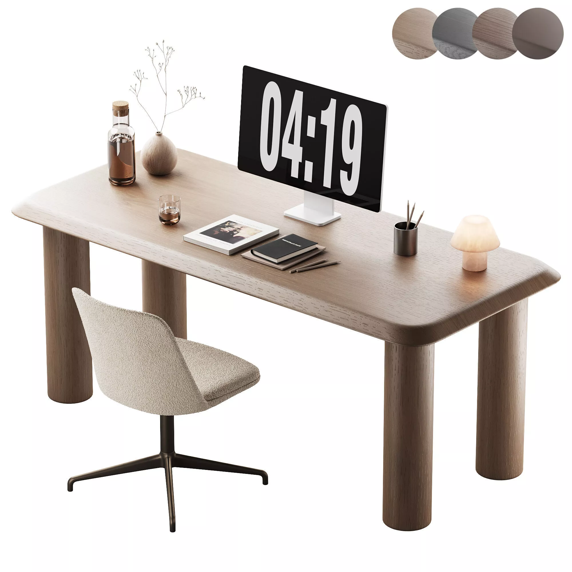 607 office furniture 55 workplace 29 3D model