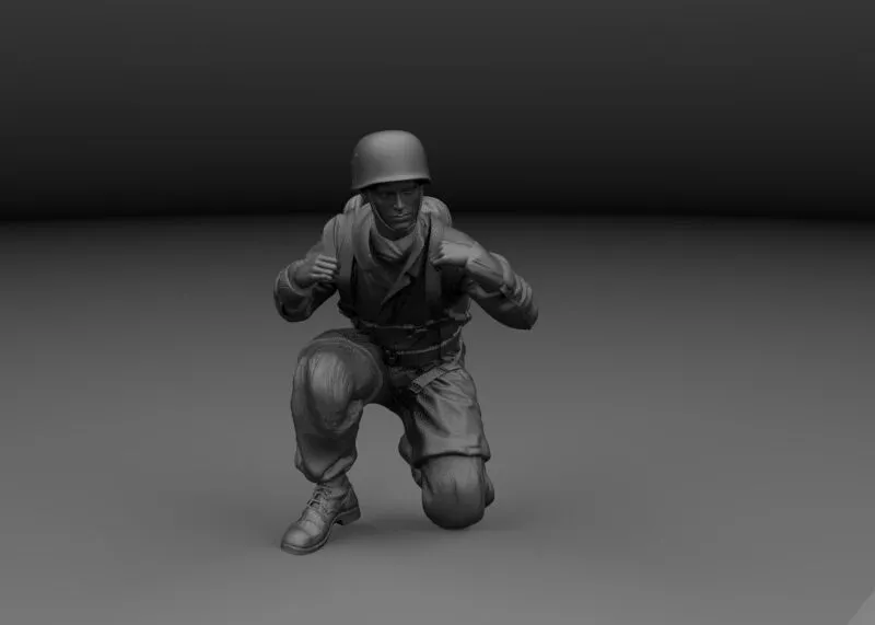 WW2 SOLDADO PARACAIDISTA ALEMAN v2 3D print model