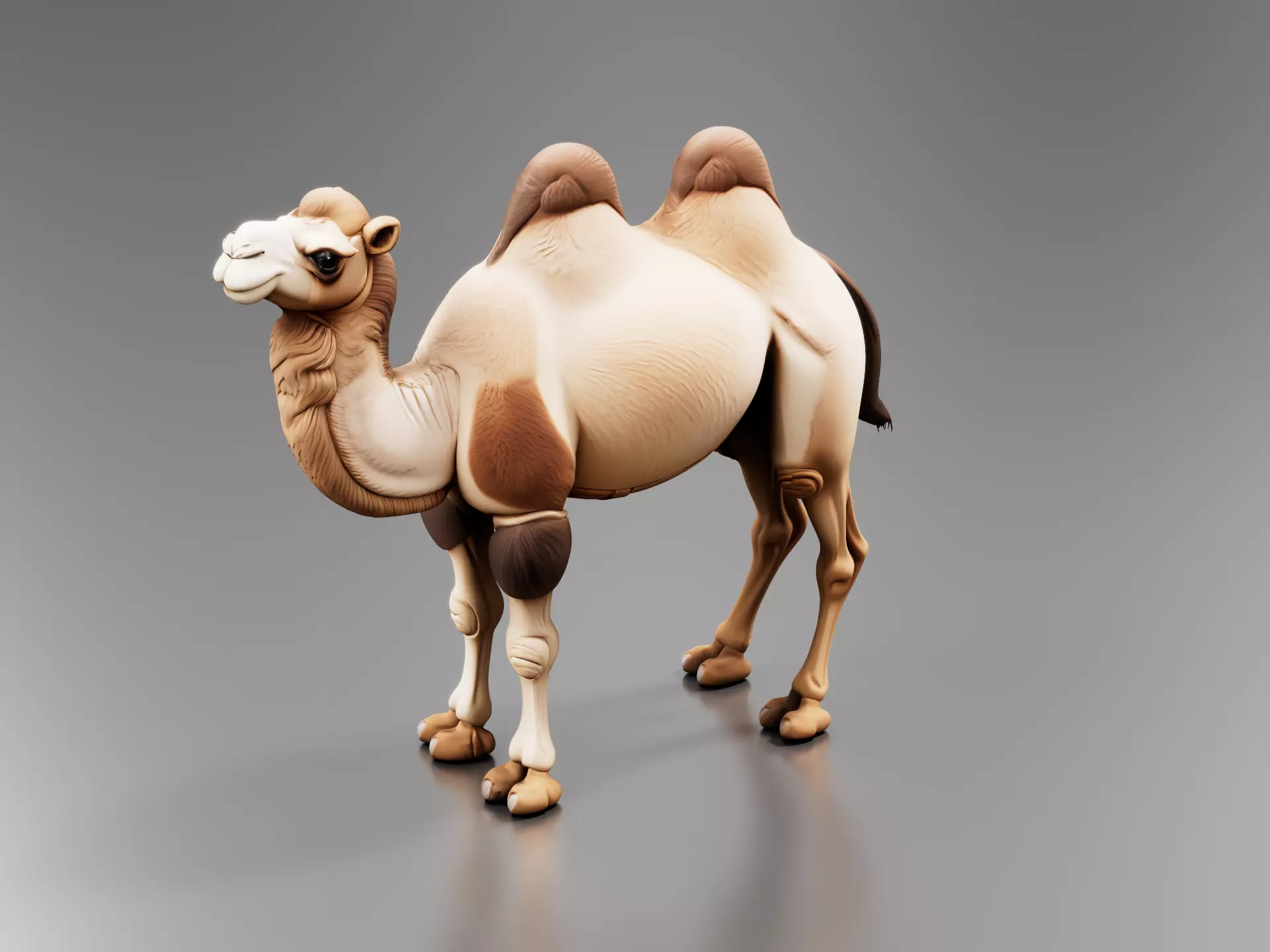 Bactrian Camel 3D print model
