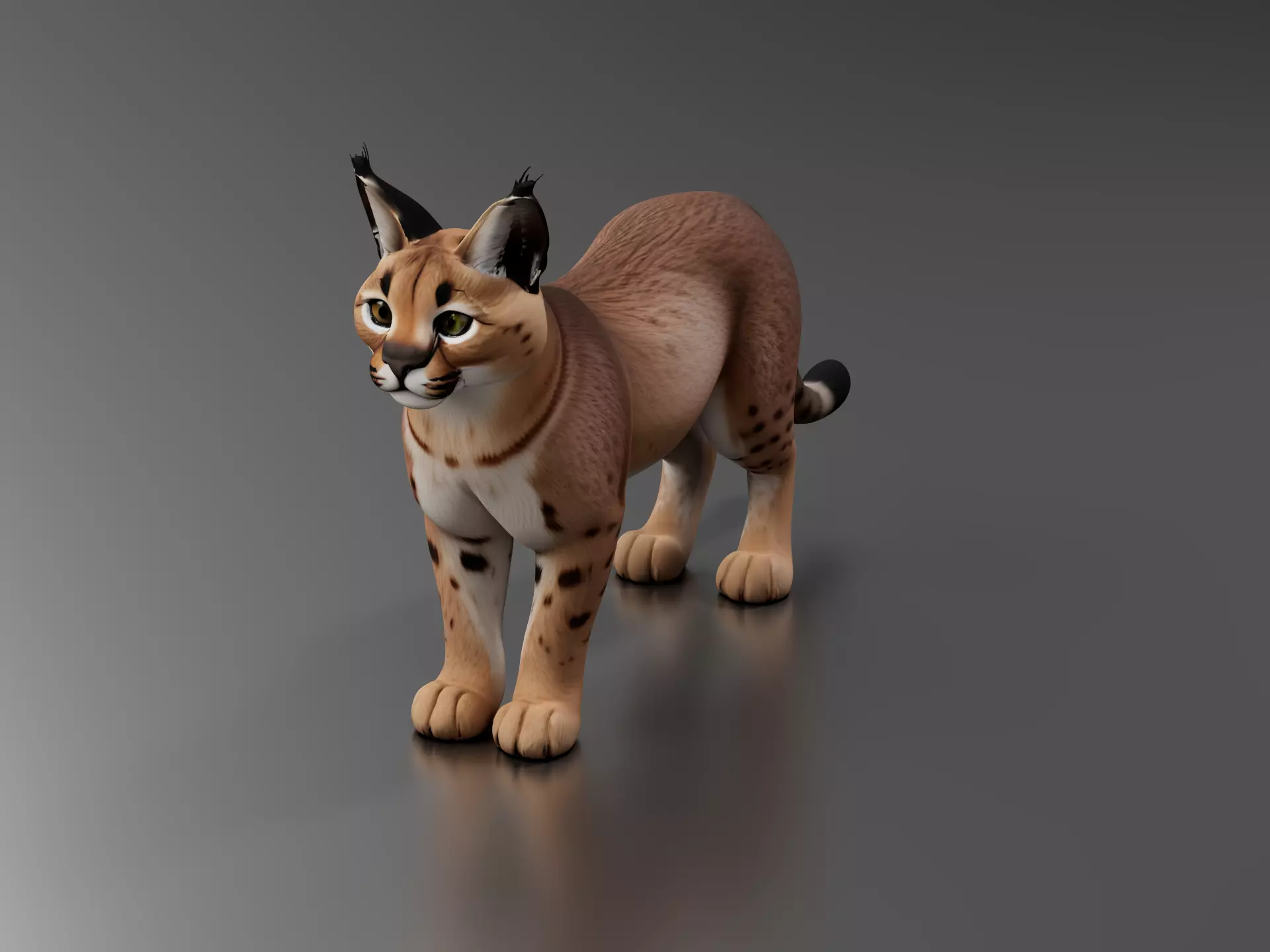 Caracal 3D print model