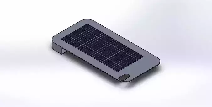 Solar Charger Case iPhone 4s 3D print model