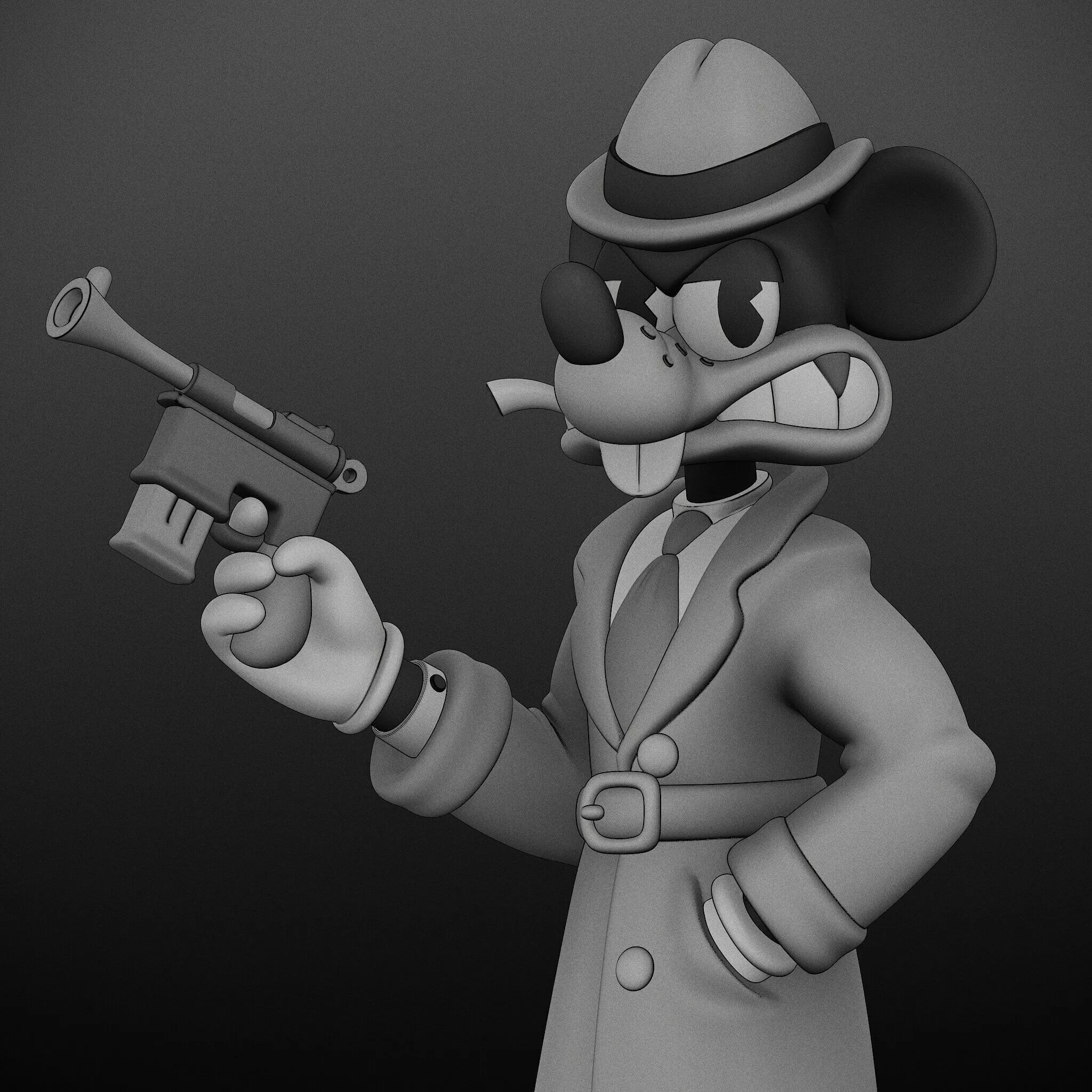 Jack Pepper - Mouse PI for Hire 3D print model