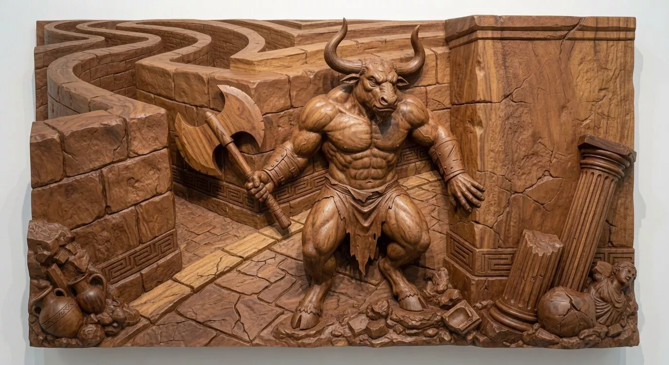 Minotaur 3D model STL file 3D print model
