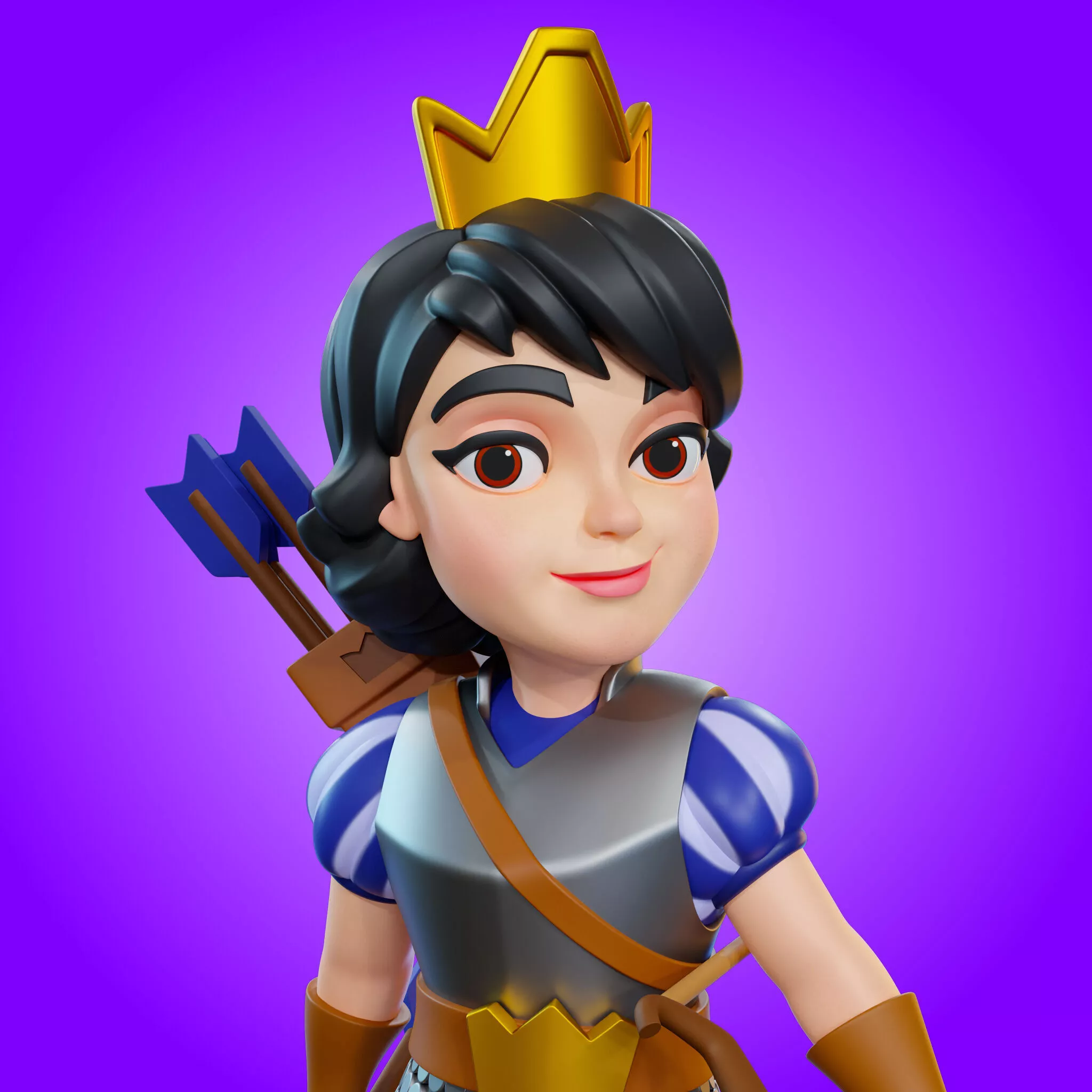 Princess Ellie - Clash Royale 3D print model
