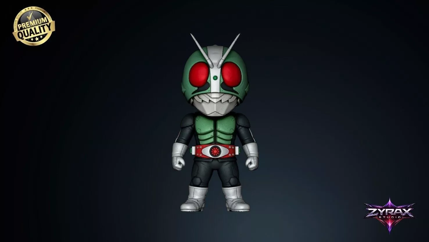 Shin Kamen Rider Ichigo Funko STL Tokusatsu 3D Print Figure 3D print model