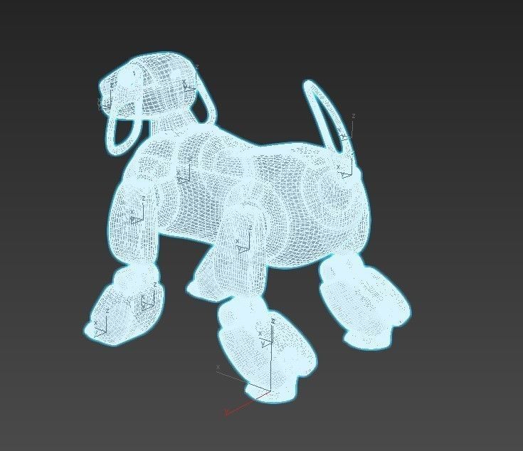 DOG Aibo 3D model_2