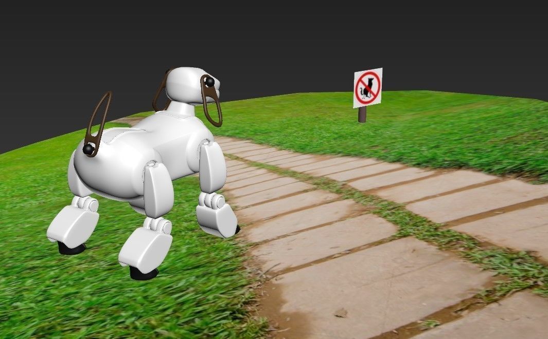 DOG Aibo 3D model_3