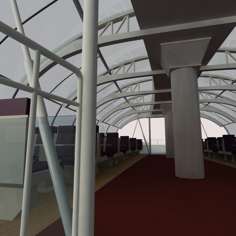 The Seine River Cruise 3d Model  3D model_3