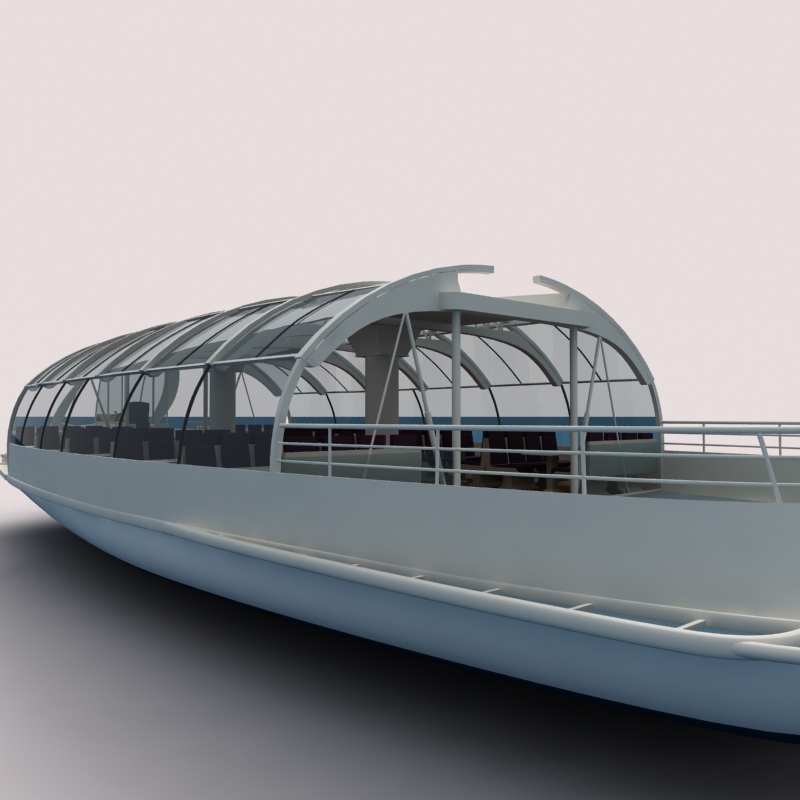 The Seine River Cruise 3d Model  3D model_2