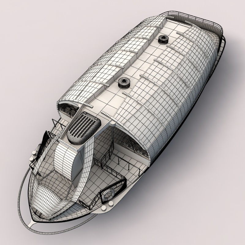 The Seine River Cruise 3d Model  3D model_4