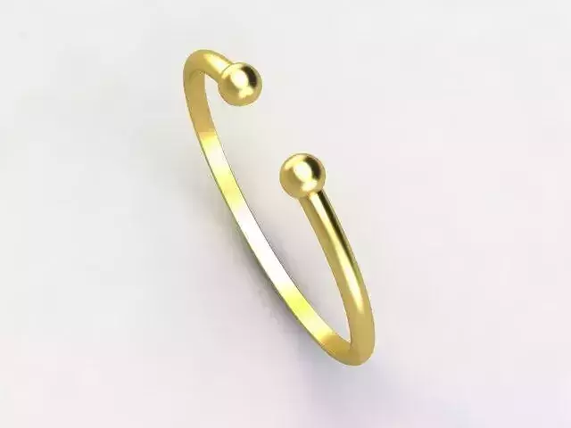 Dainty Ring Double Bid Minimalist Band