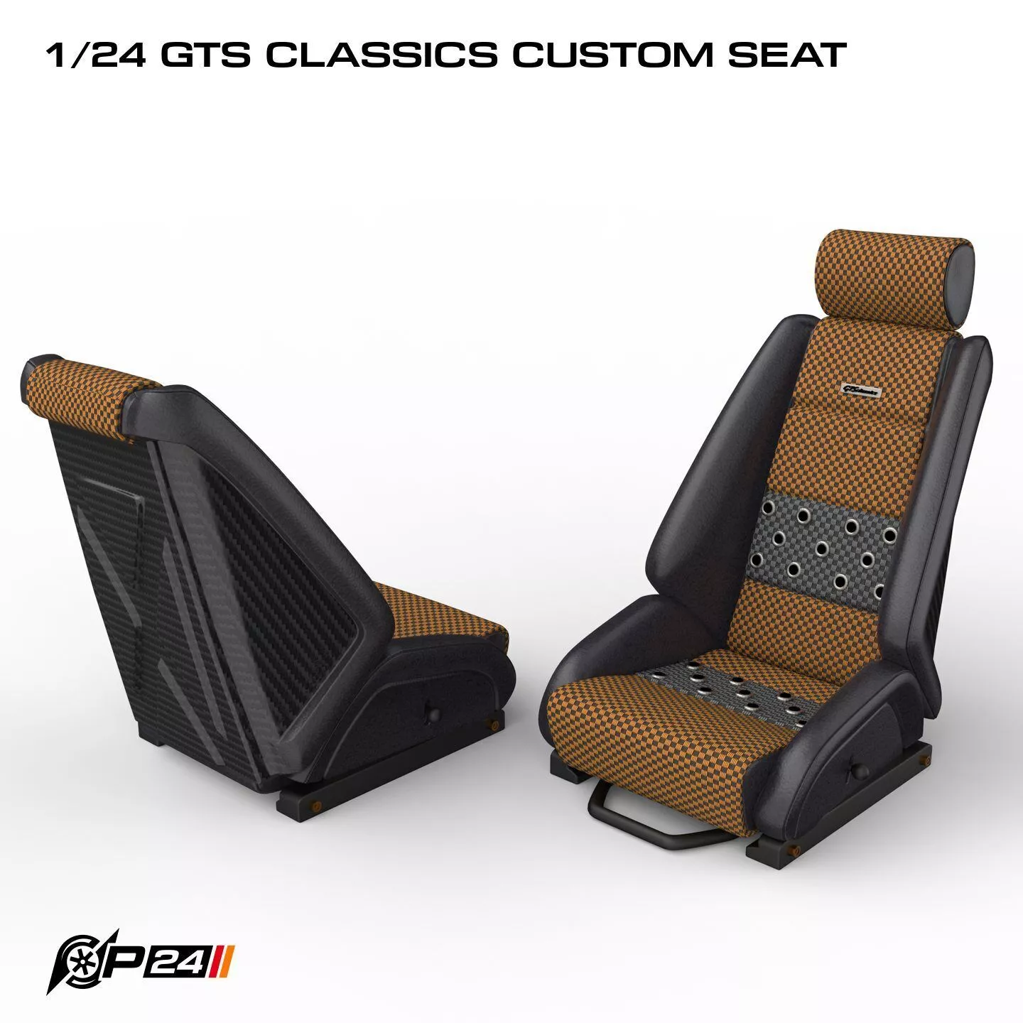 1-24th GTS Classics Custom seat 3D print model