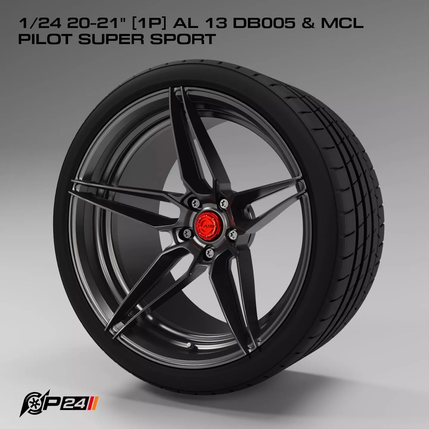 1-24th 20-21 inches 1P AL 13 DB005 and MCL Pilot Super Sport 3D print model