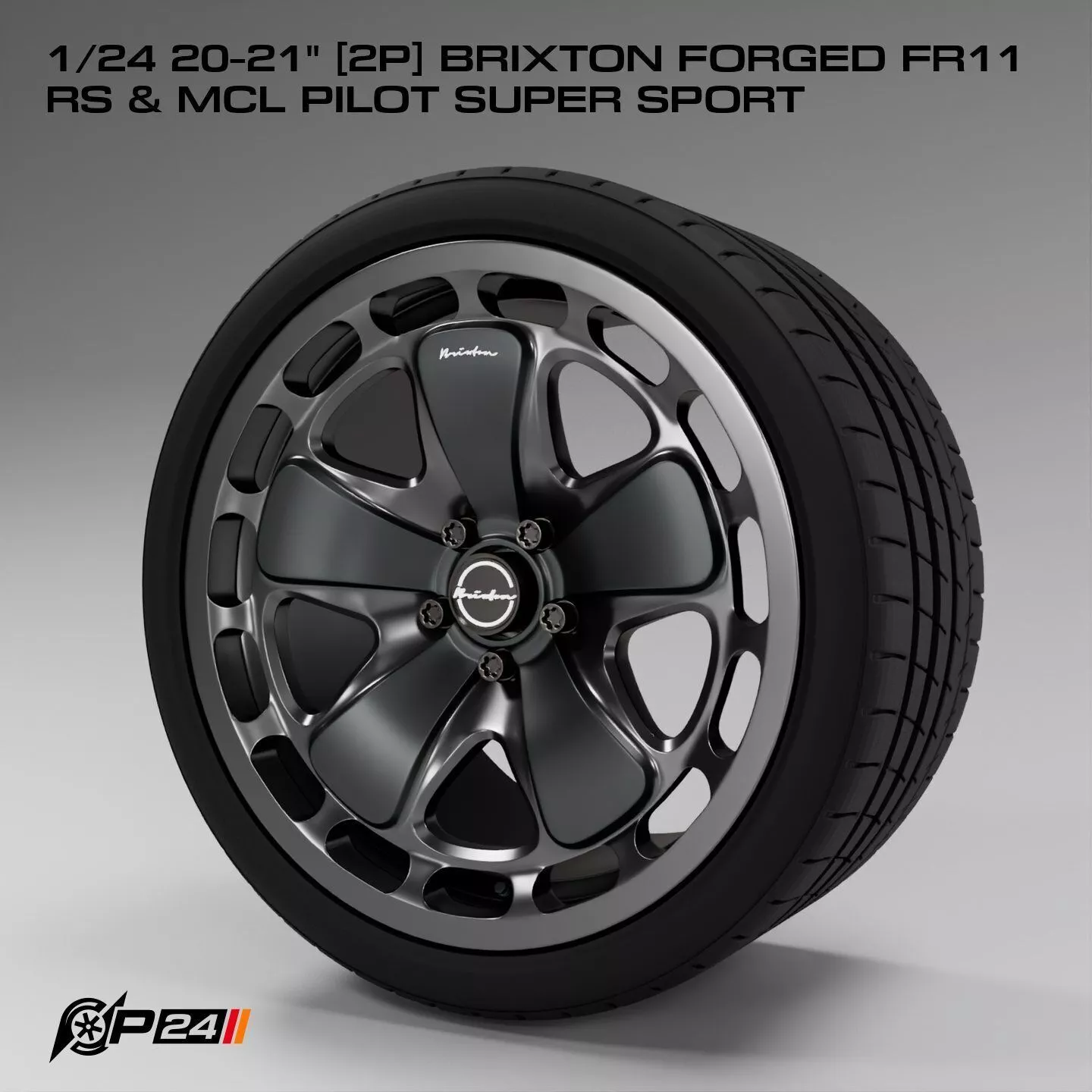 1-24th 20-21 inches 2P Brixton Forged FR11 RS and MCL Pilot ... 3D print model