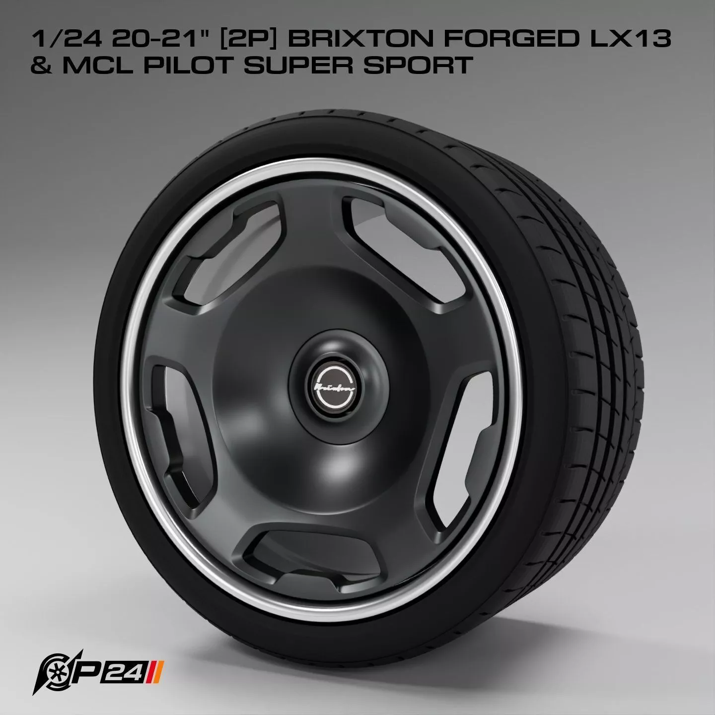 1-24th 20-21 inches 2P Brixton Forged LX13 and MCL Pilot Sup... 3D print model