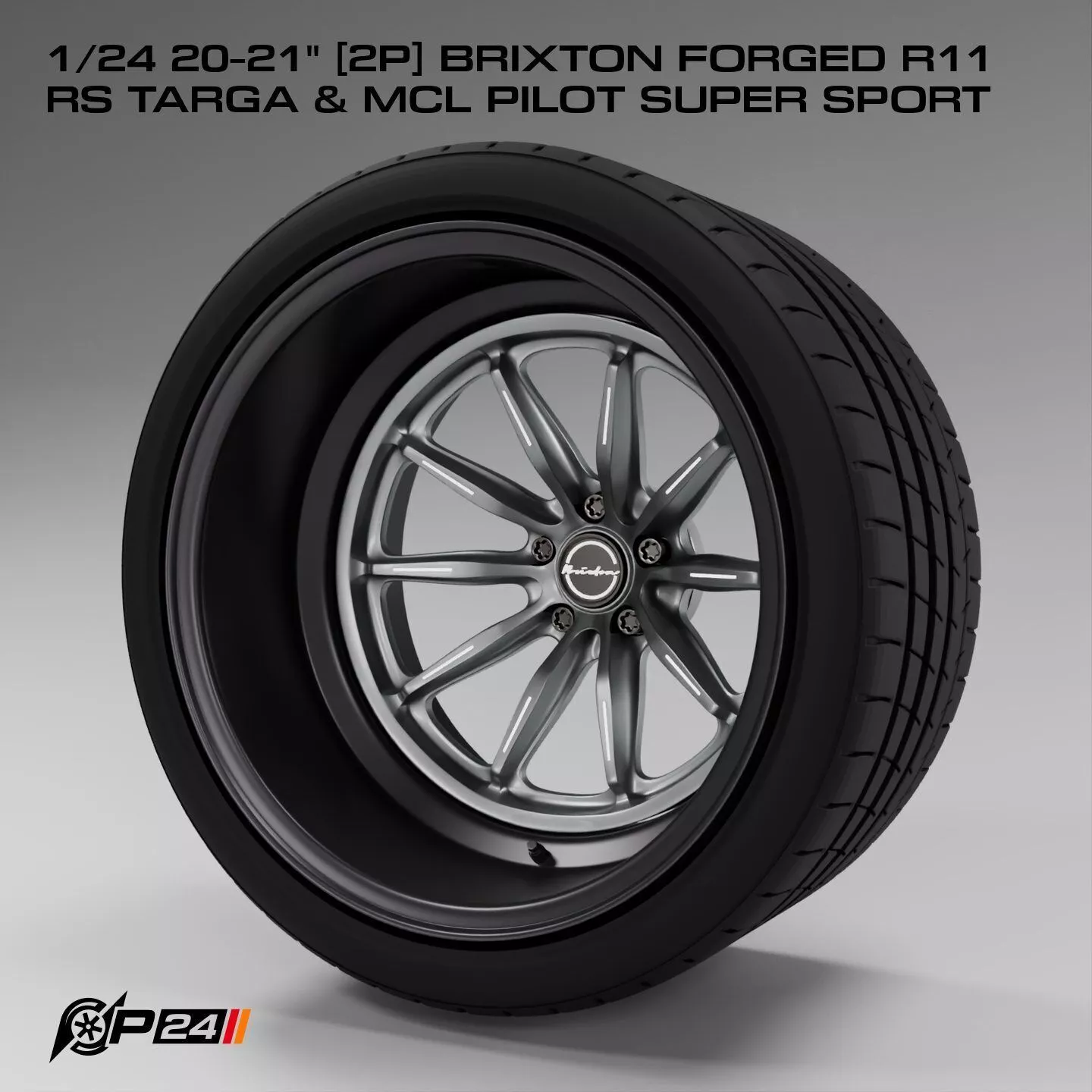 1-24th 20-21 inches 2P Brixton Forged R11 RS Targa and MCL Pi... 3D print model