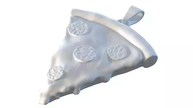 Pizza Slice Pendant 3D print model