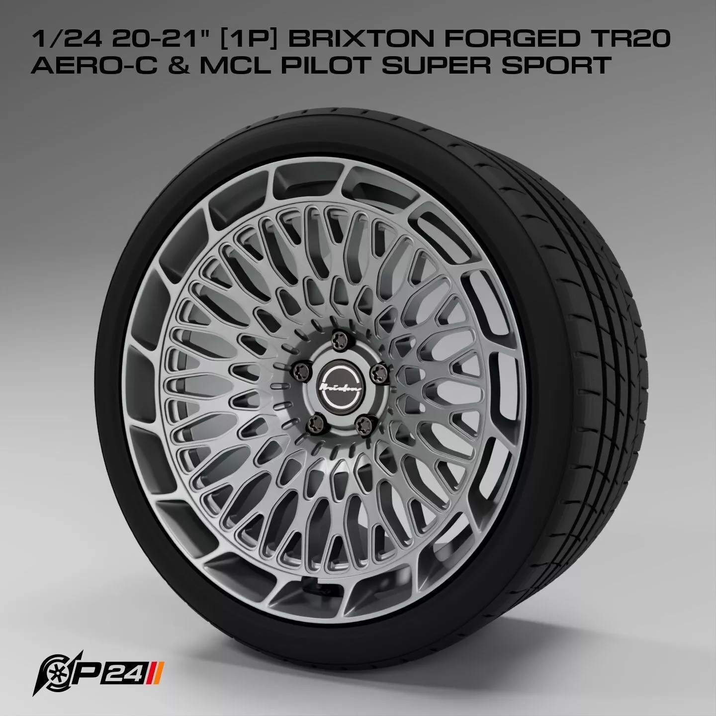 1-24th 20-21 inches 1P Brixton Forged TR20 Aero-C and MCL Pil... 3D print model