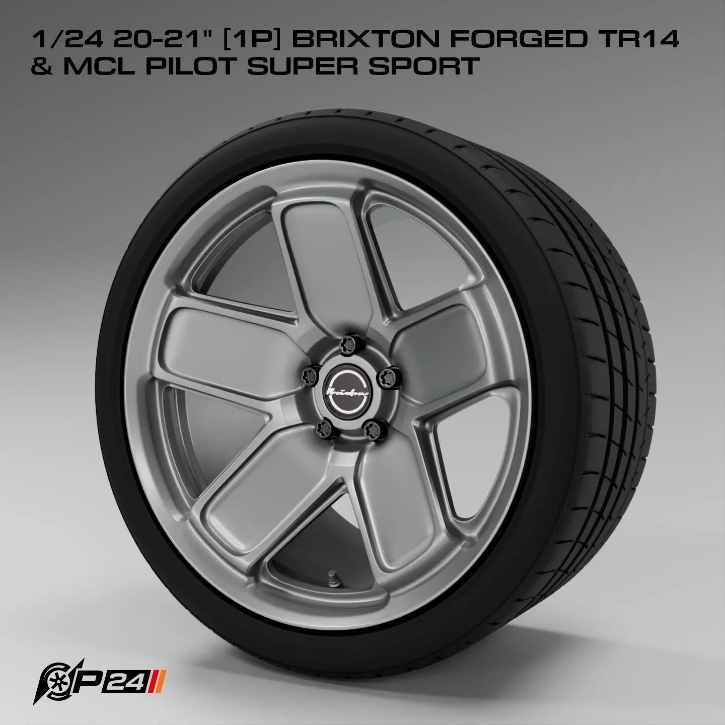 1-24th 20-21 inches 1P Brixton Forged TR14 and MCL Pilot Supe... 3D print model
