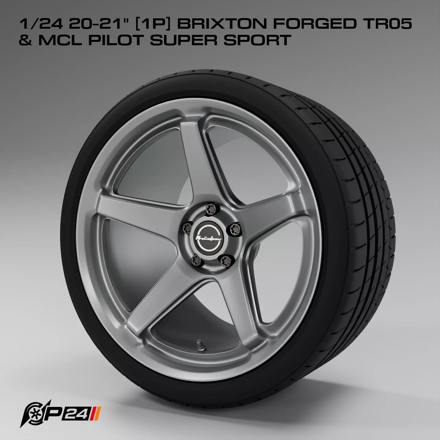 1-24th 20-21 inches 1P Brixton Forged TR05 and MCL Pilot Supe... 3D print model