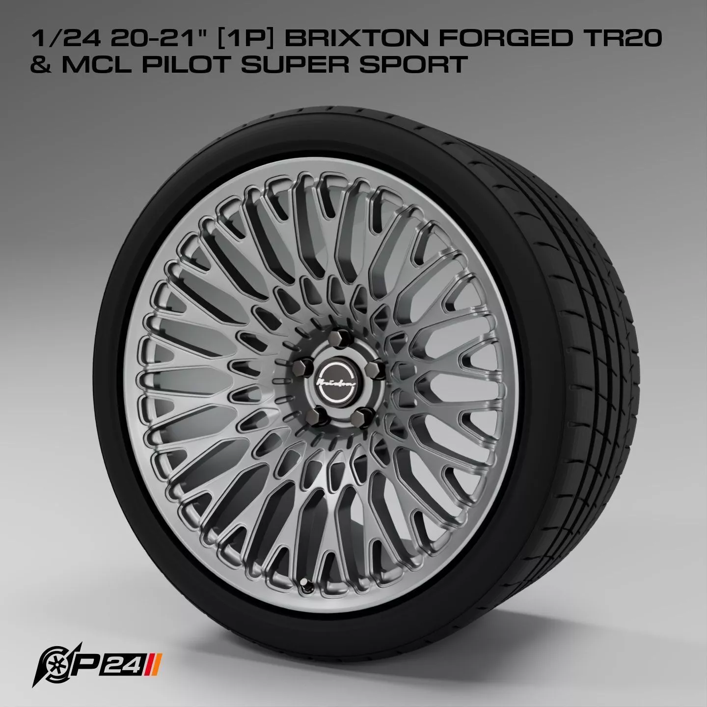 1-24th 20-21 inches 1P Brixton Forged TR20 and MCL Pilot Supe... 3D print model