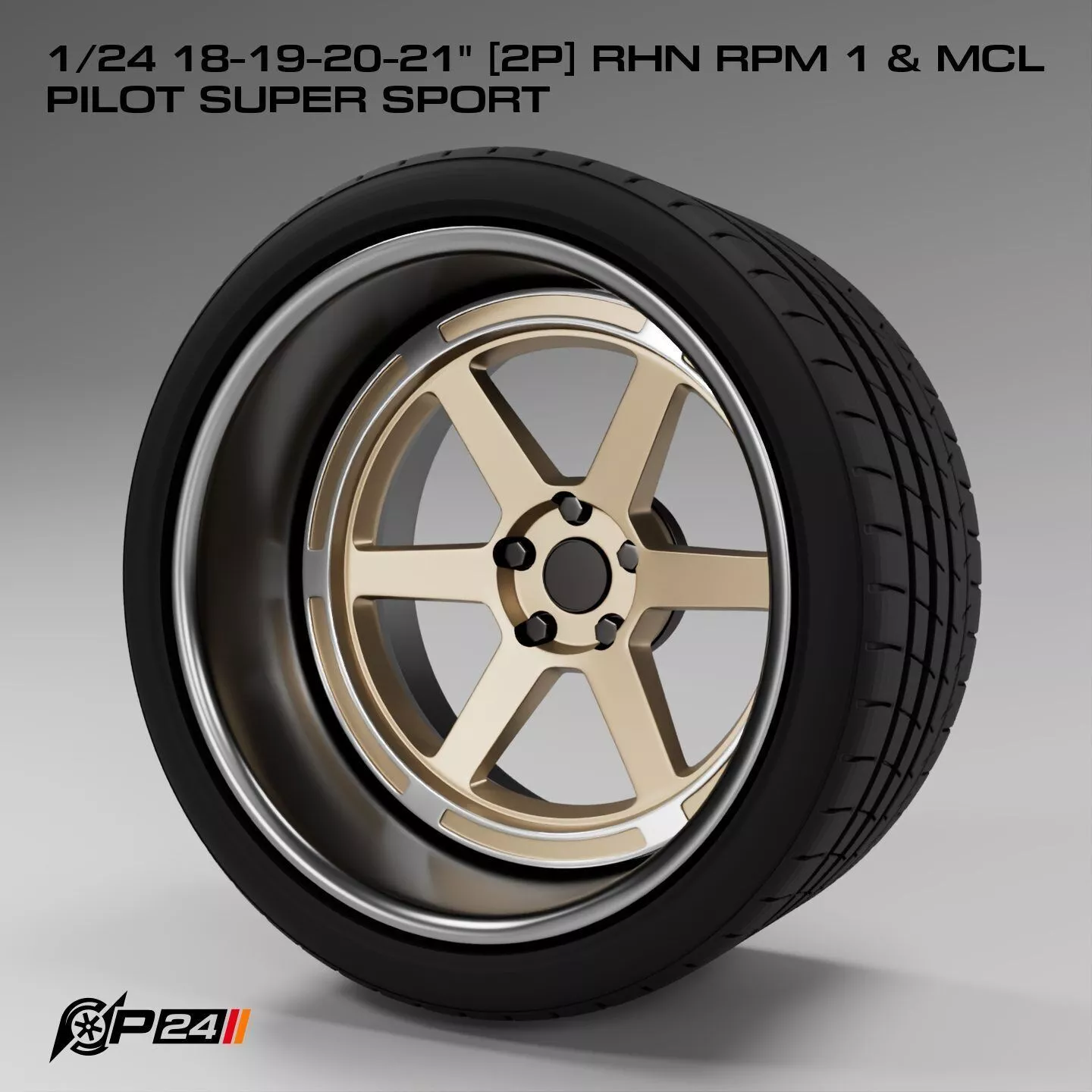 1-24th 18-19-20-21 inches 2P RHN RPM 1 and MCL Pilot Super Sport 3D print model